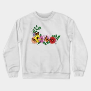 Monarch and Butterflies Crewneck Sweatshirt